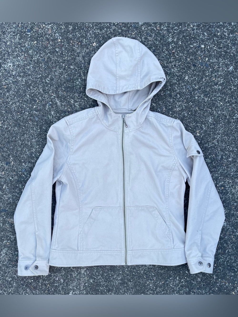 Y2k Christopher & Banks utility style zip up jacket size women’s medium